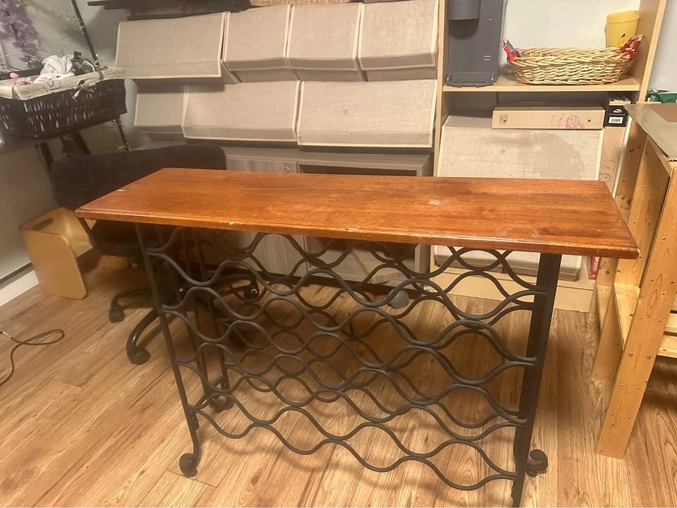 Wine rack/entry table
