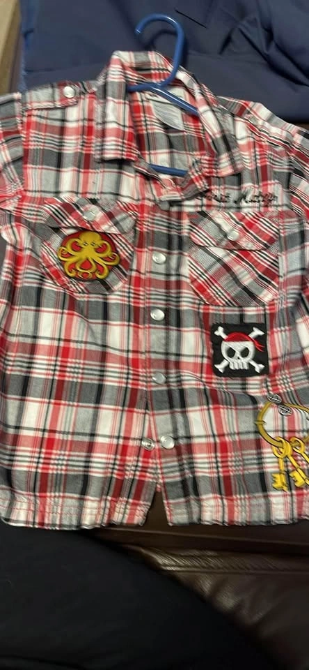 Toddler JK SK boys dressy short sleeve shirts - photo 5