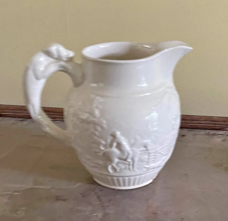 Wedgwood of Etruria & Barlaston "Devonshire" fox hunt pitcher