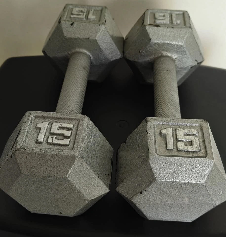 2 x Weights 15 lbs