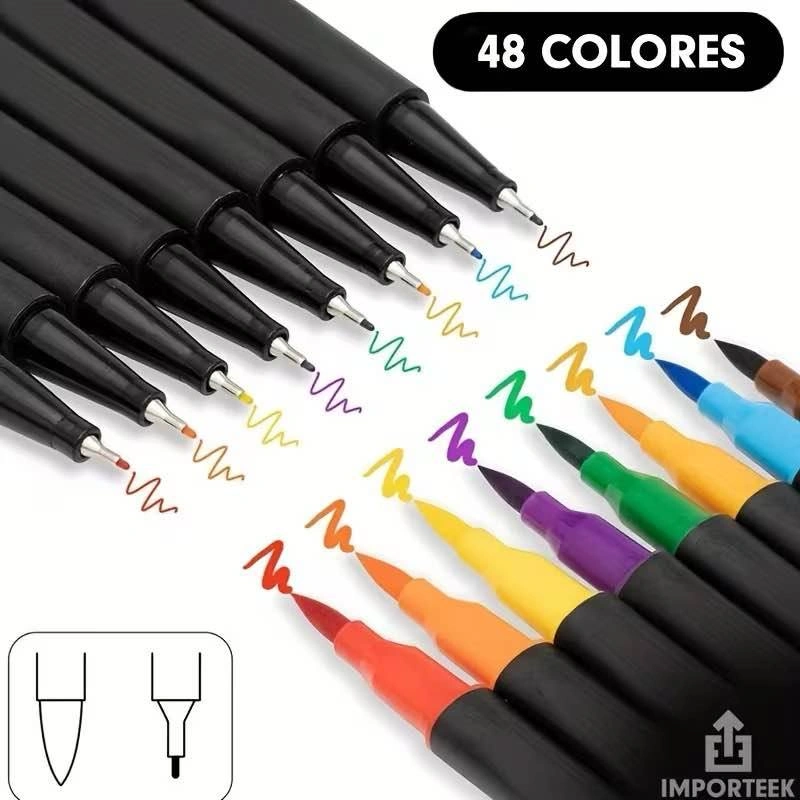 48 Color Dual Tip Brush Markers - photo 2
