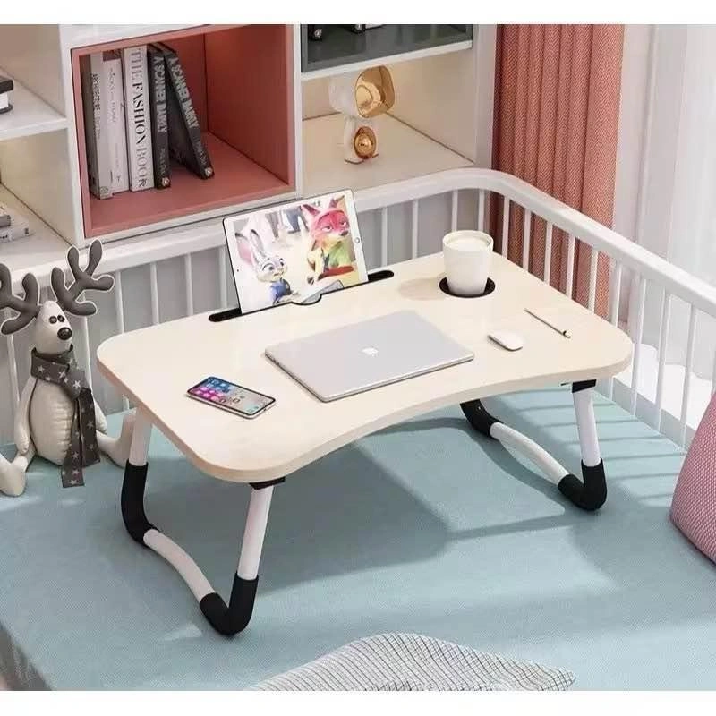 Folding Laptop Desk with Drawer and Cup Holder - photo 3