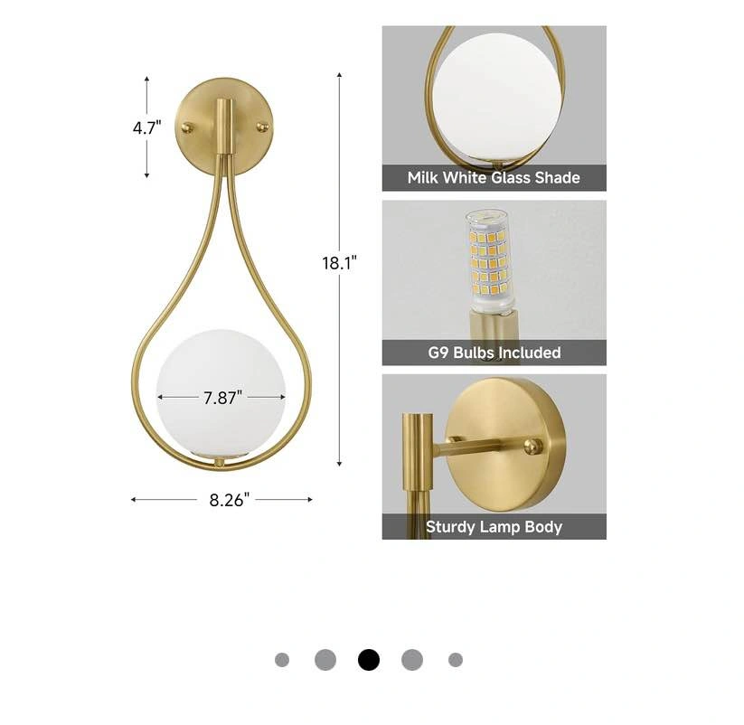 Gold Wall Sconces - photo 4