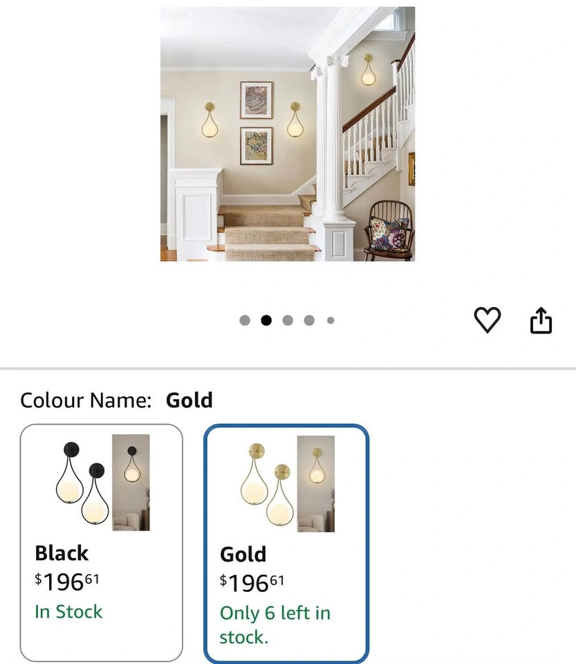 Gold Wall Sconces - photo 5