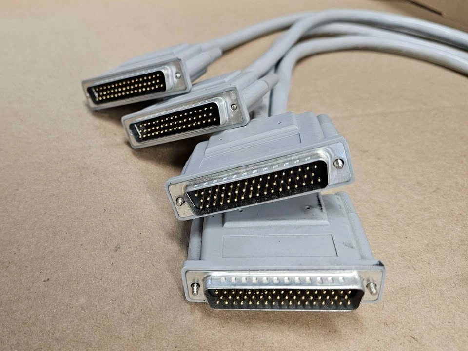 Lot of 4 Industrial 50-Pin D-Sub Cables (DD50 / HD50) - photo 2