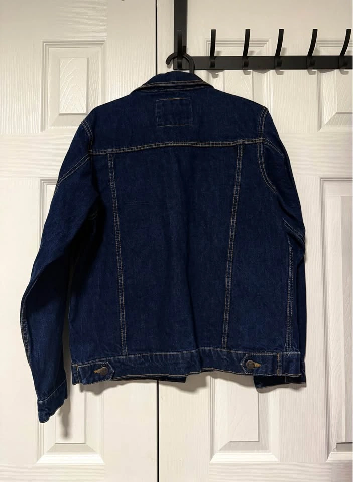 Dark wash denim jacket - photo 2
