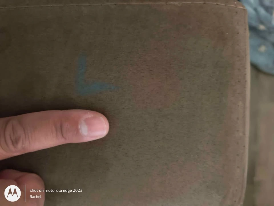Brown Faux Suede Sofa and Loveseat - photo 4