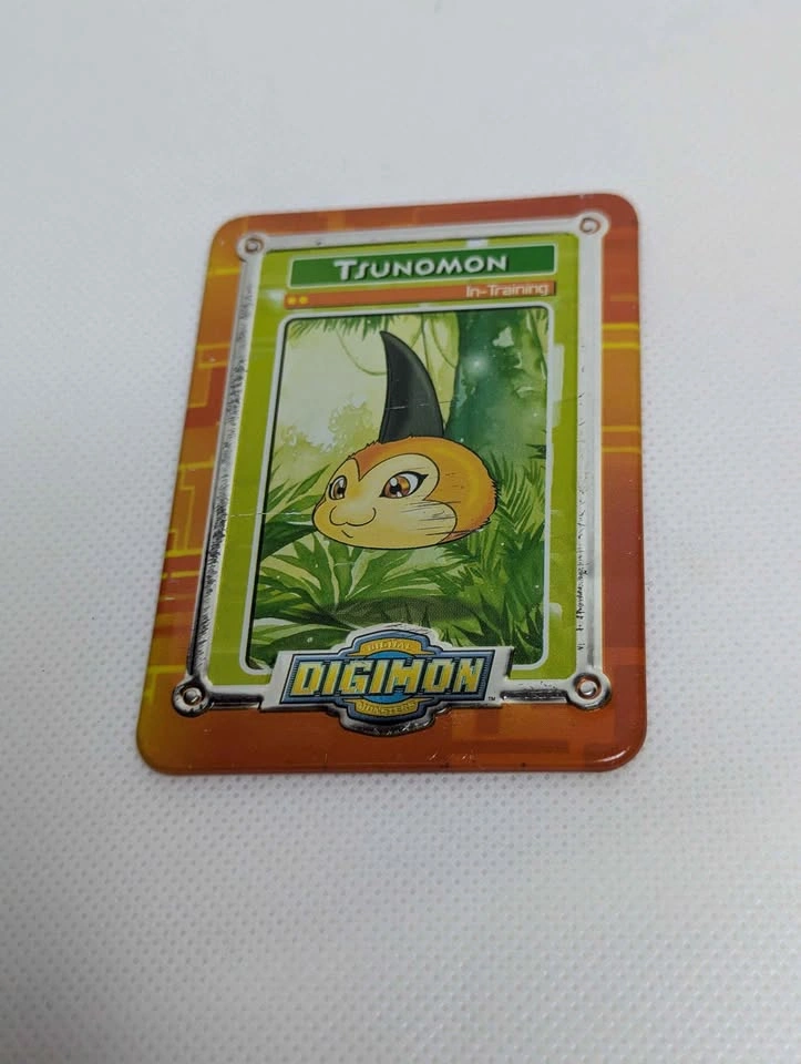 Vintage Digimon Metal Collector Tins, SaberLeomon Card, and Stor - photo 3