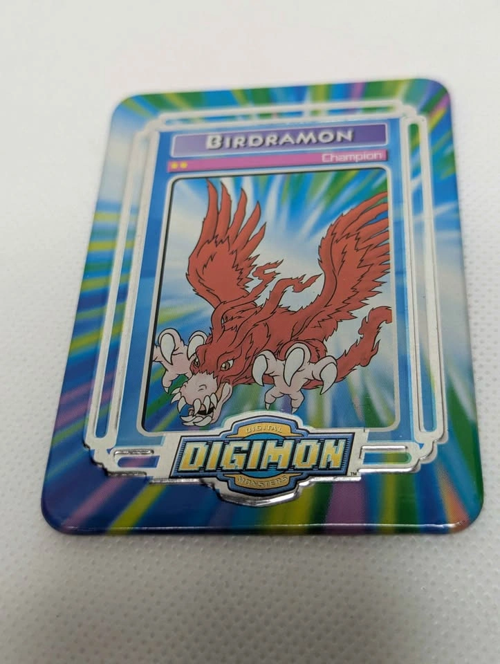 Vintage Digimon Metal Collector Tins, SaberLeomon Card, and Stor - photo 5
