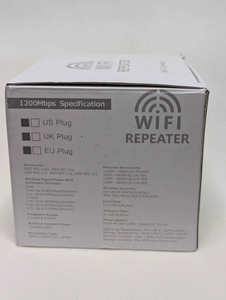 1200Mbps WiFi Repeater Extender - photo 5