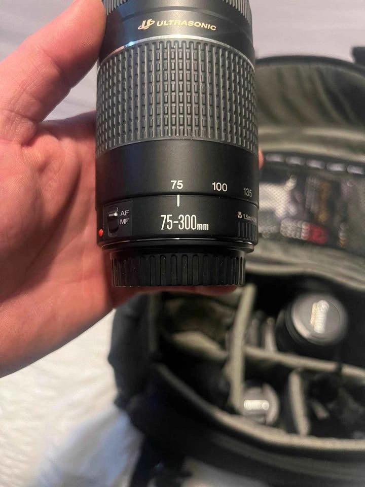 Canon EOS Rebel XSi with 18-55mm, 50mm and 75-300mm Lenses - photo 4