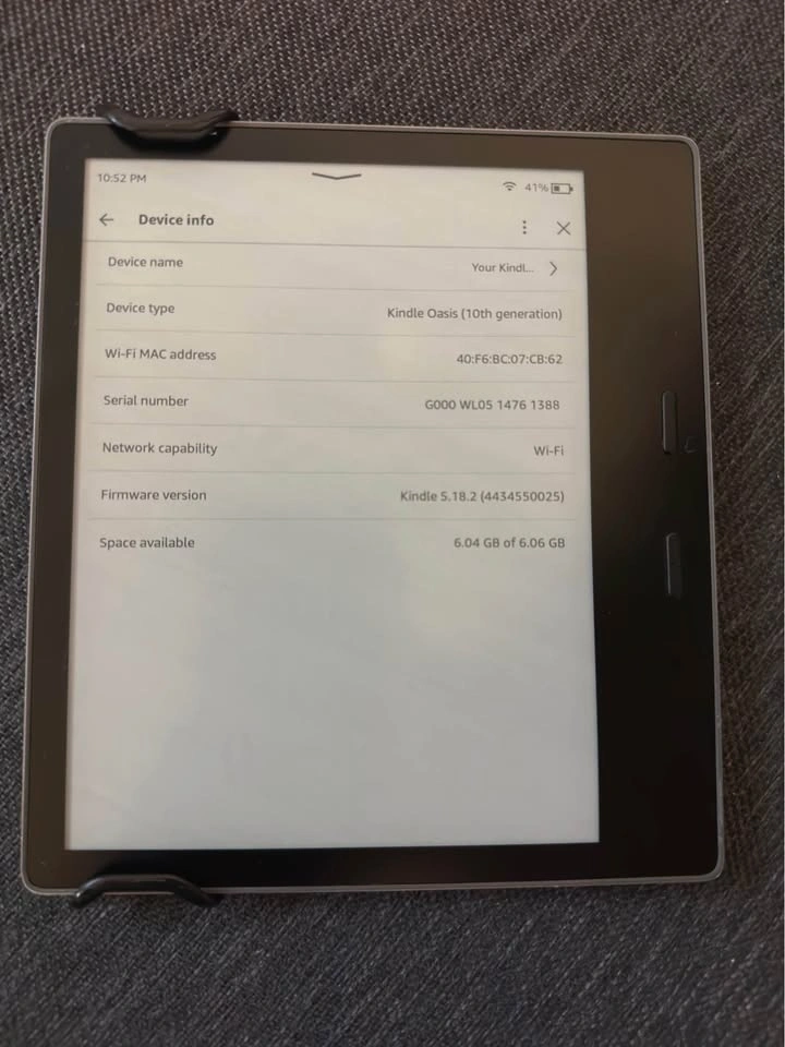 Kindle Oasis 10 - photo 4