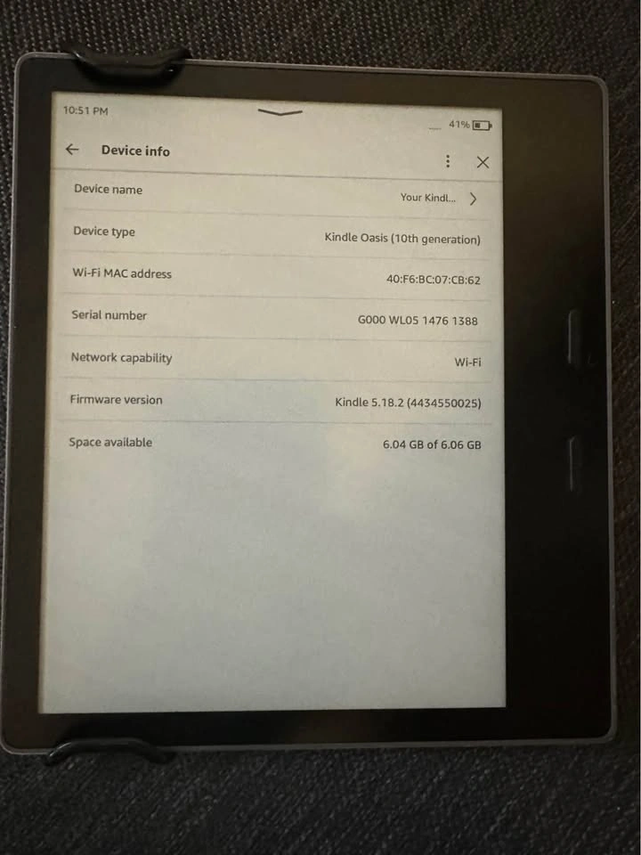 Kindle Oasis 10 - photo 5