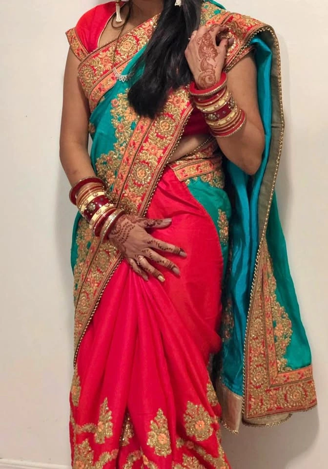 Heavy saree
