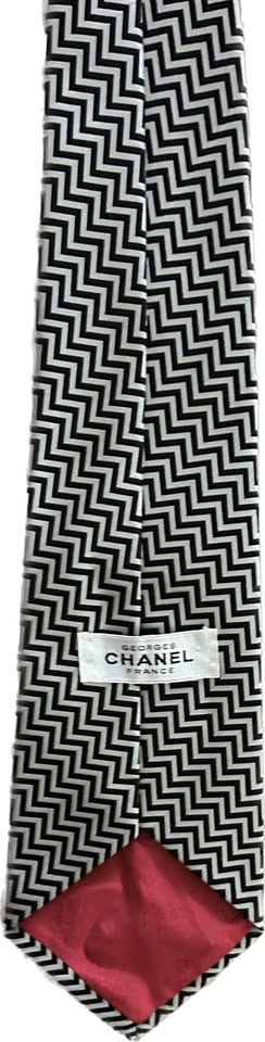 Chanel silk tie . Vintage - photo 5