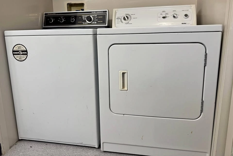 KitchenAid Washer + Kenmore Dryer