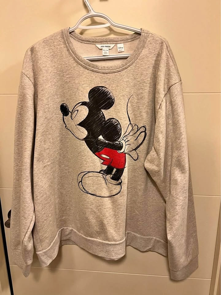Disney Mickey Mouse Joe Fresh Sweatshirt Size XXL