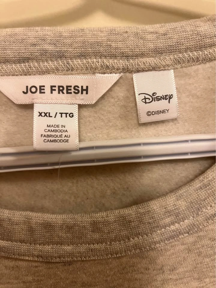 Disney Mickey Mouse Joe Fresh Sweatshirt Size XXL - photo 5