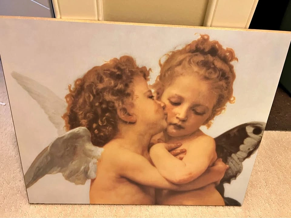 Bouguereau 'The First Kiss' Art Print Wall Art