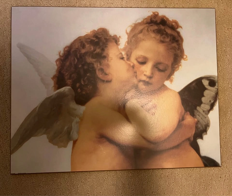 Bouguereau 'The First Kiss' Art Print Wall Art - photo 4