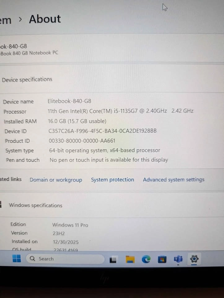 HP EliteBook 840 G8 Laptop - photo 2