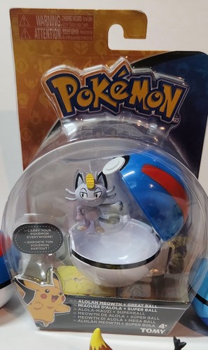 Pokémon Figures + Balls Lot / TOMY Litten Alolan Eeve Mimikyu - photo 4