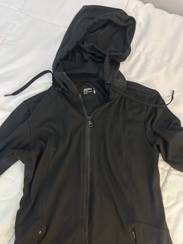 exercise zip up black size small - photo 2