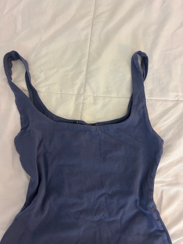 Cute mini blue tank top from Ardene - size small