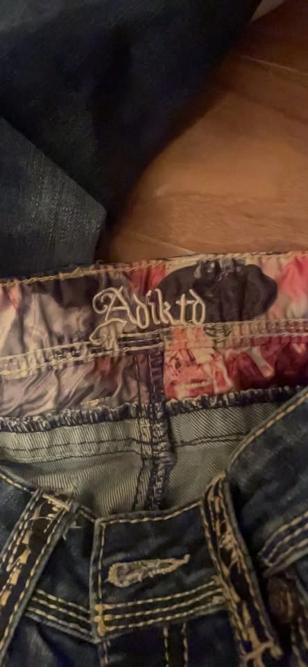 y2k Adikto Embroidered Jeans - photo 2