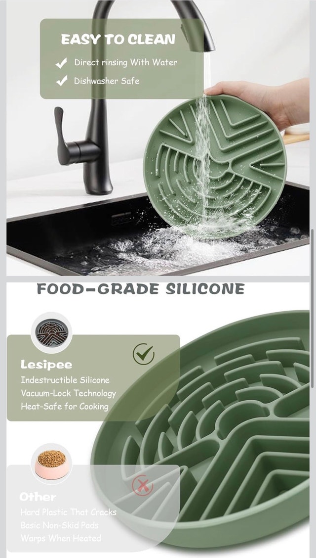 Lesipee Slow Feeder Dog Bowl - photo 3