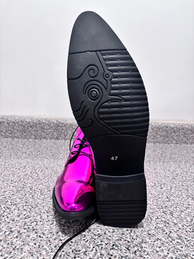 Metallic Pink Ankle Boots - Size 47 - photo 3