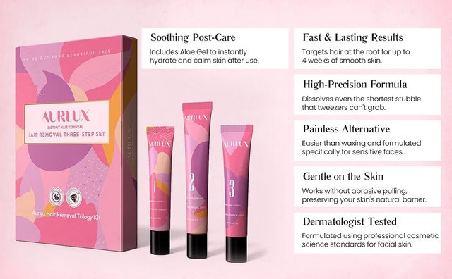 Aurlux Hair Removal Three-Step Set - photo 2
