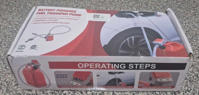 Battery Powered Fuel Transfer Pump Model U901