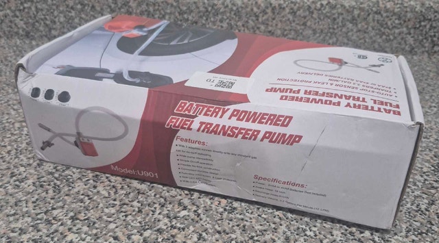 Battery Powered Fuel Transfer Pump Model U901 - photo 2