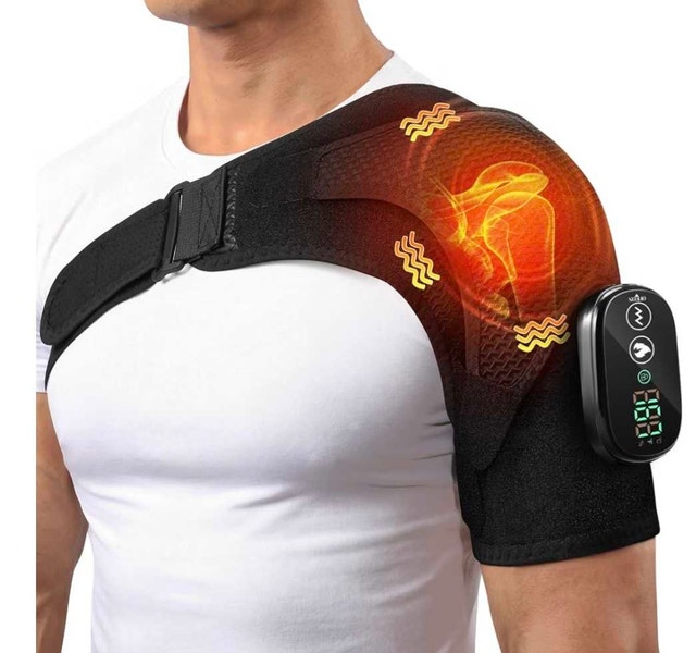 Heating Vibration Massage Shoulder Pad - photo 4