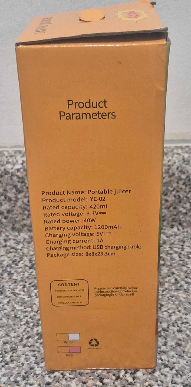Mini Portable Juicer YC-02 - photo 4