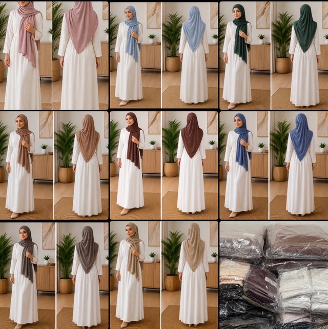 Premium Jersey Hijabs + Under Cap! Brand New!