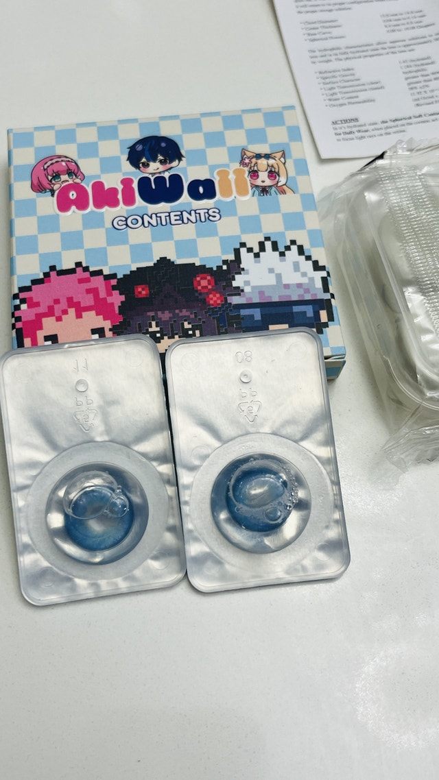 Akiwaii Contact Lenses-Blue - photo 3