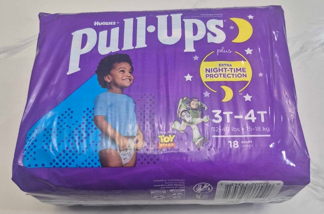 Huggies Pull-Ups Plus Night-Time Training Pants, 18 count - photo 2