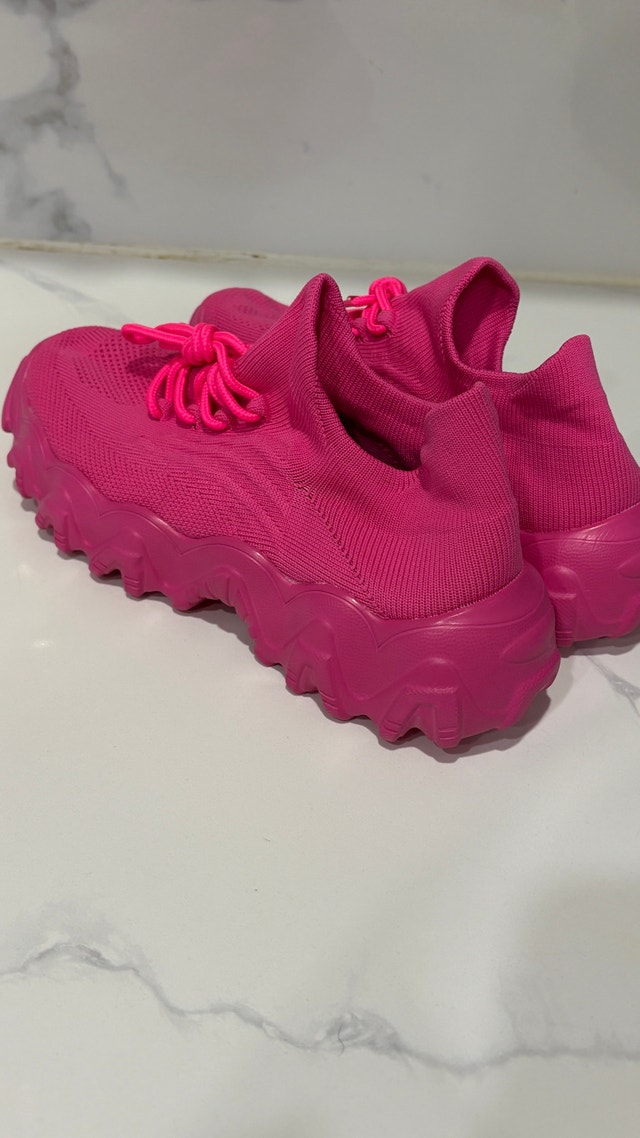 Women's Pink Chunky Sneakers-Size 9 - photo 5
