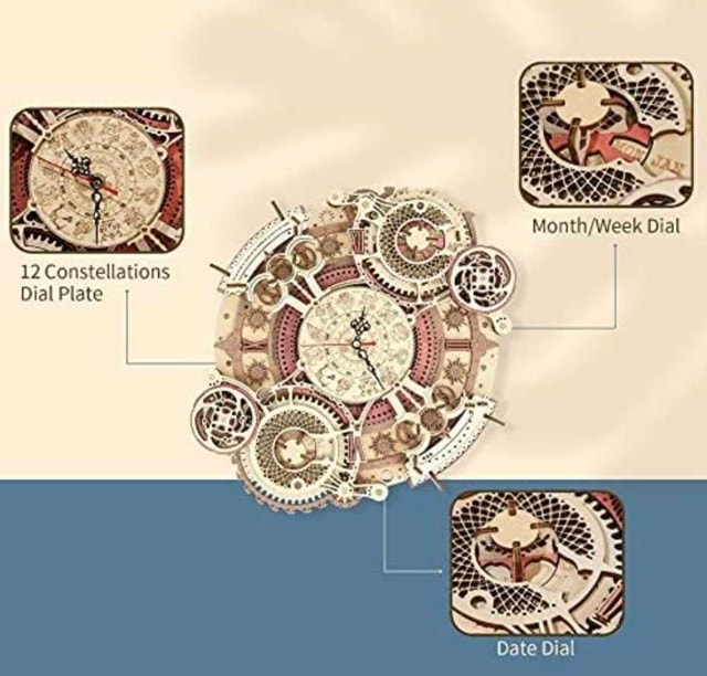 ROKR Time Art Zodiac Wall Clock - photo 4