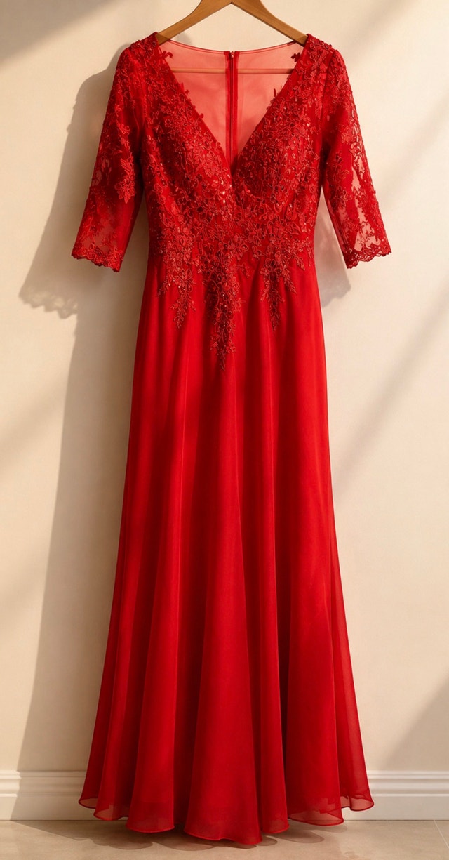 Ever-Pretty Red Evening Dress - photo 2