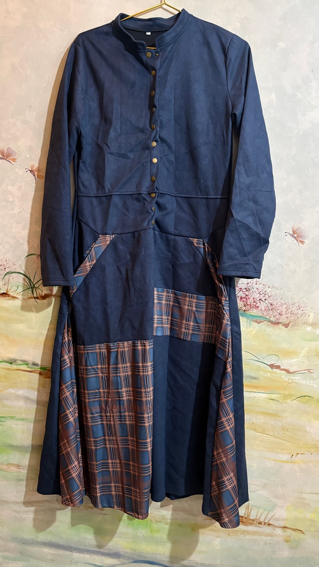 Vintage Maxi Suede Dress-Size L - photo 3