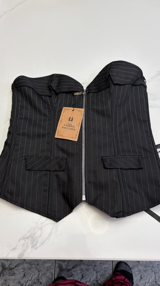 Striped Overbust Corset-Size M - photo 3