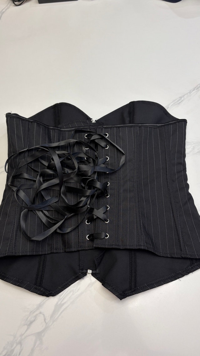 Striped Overbust Corset-Size M - photo 5