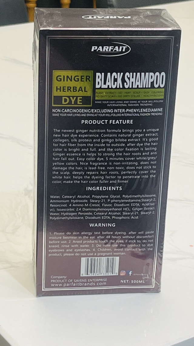 Parfait Ginger Shampoo-Natural shampoo dye - photo 3