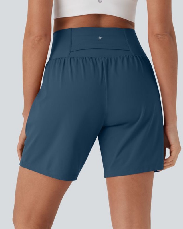 Super High Waisted 2-in-1 Cool Touch Yoga Shorts-XL - photo 2