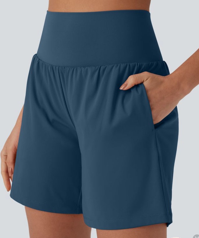 Super High Waisted 2-in-1 Cool Touch Yoga Shorts-XL - photo 3