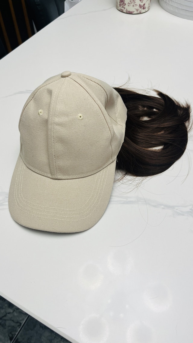 Cap with Hair