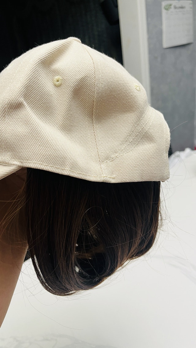 Cap with Hair - photo 2